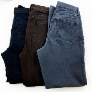 3 Pairs of Gloria Vanderbilt Amanda Size 8 SHORT Dark Jeans